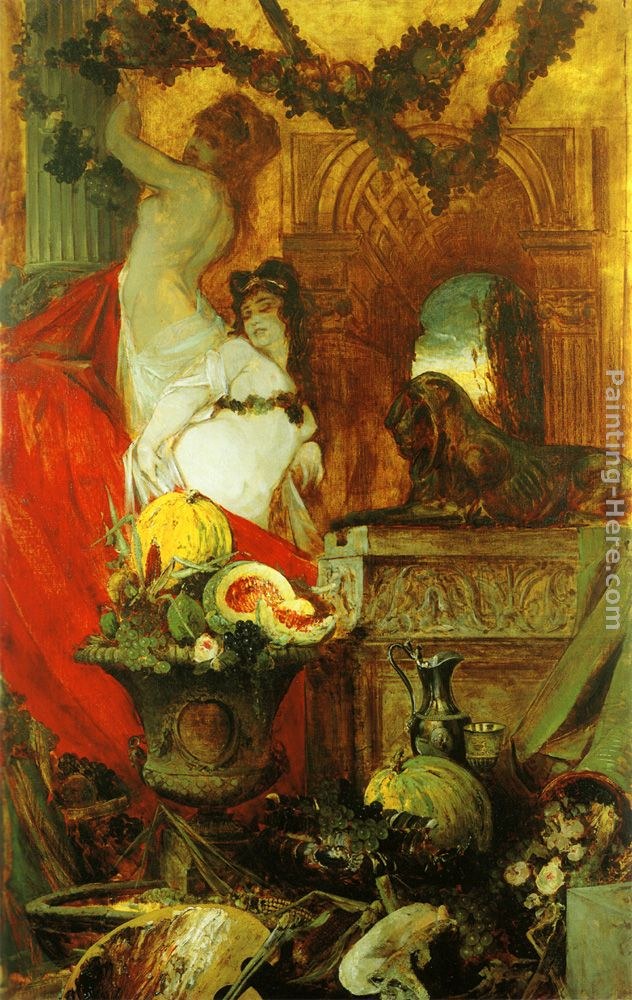 Hans Makart Alegorie auf die Lebenslust